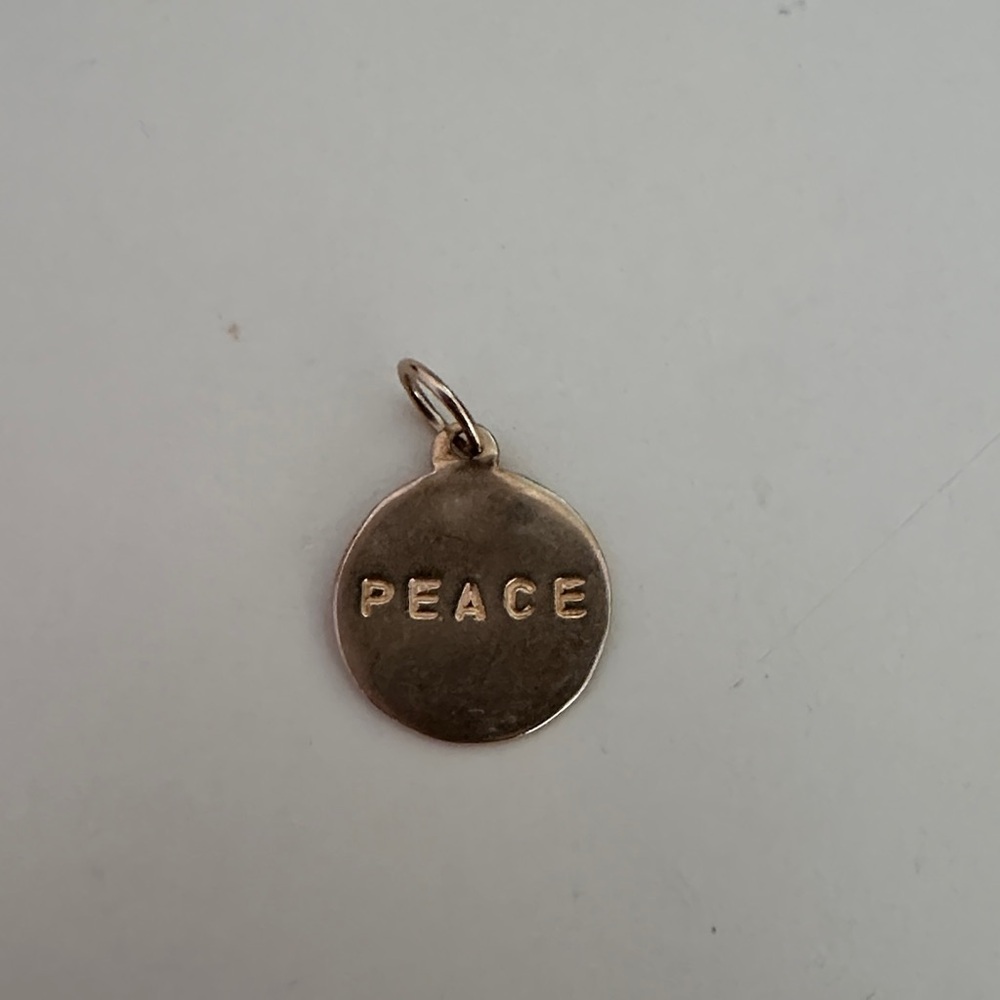 14K Helen Ficalora Peace Pendant Charm